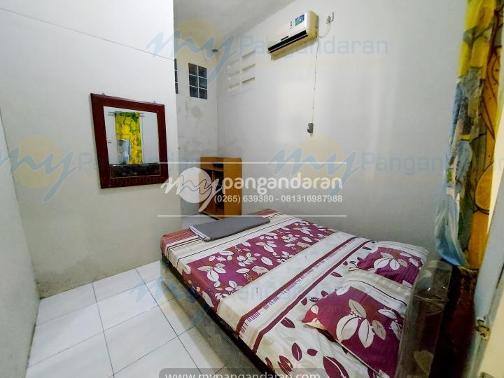 Tampilan Kamar Family Guest House Pangandaran<br />
Di lengkapi dengan AC dan bed ukuran 160x200